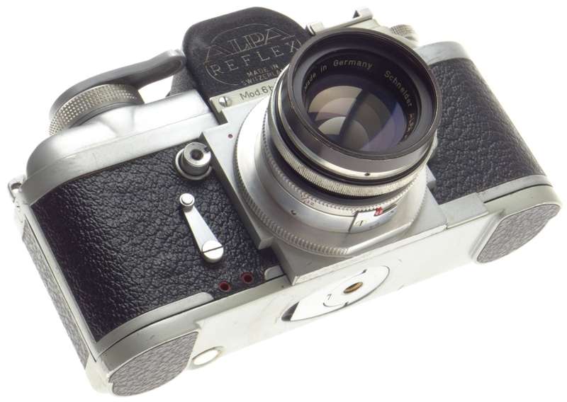 ALPA-XENON 1.9/50 SCHNEIDER SLR VINTAGE CAMERA SILVER LENS Mod. 6B RARE BOX f=50