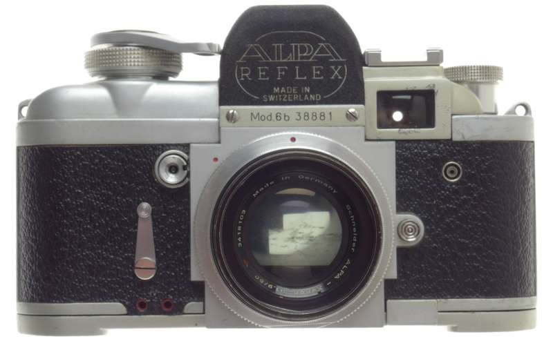 ALPA-XENON 1.9/50 SCHNEIDER SLR VINTAGE CAMERA SILVER LENS Mod. 6B RARE BOX f=50