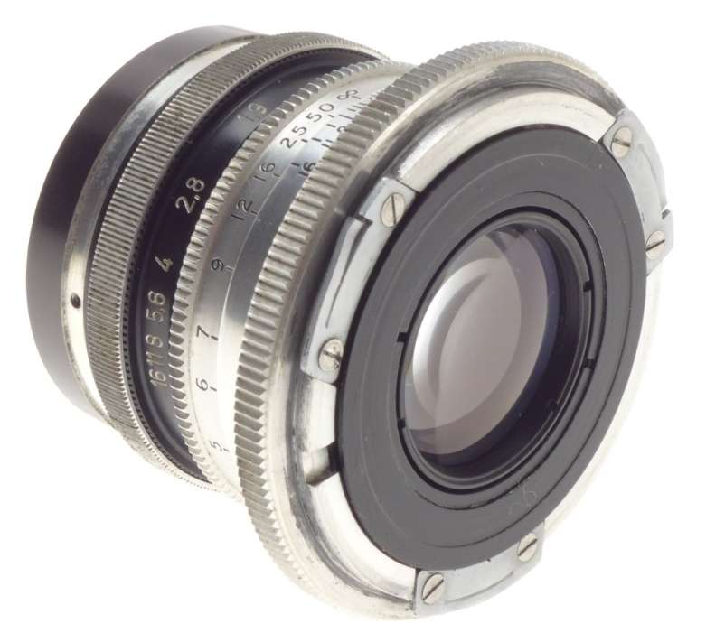 ALPA-XENON 1.9/50 SCHNEIDER SLR VINTAGE CAMERA SILVER LENS Mod. 6B RARE BOX f=50