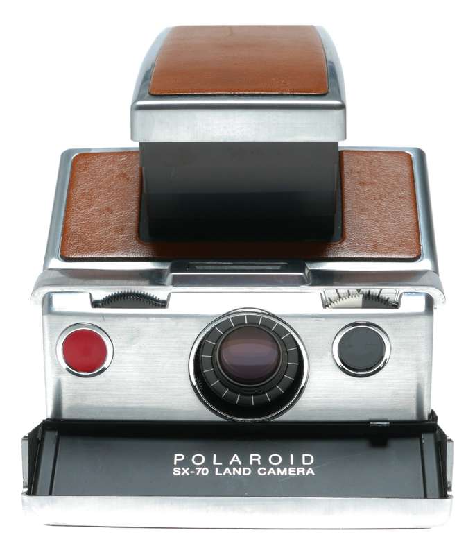 Polaroid SX-70 vintage camera set original with leather case