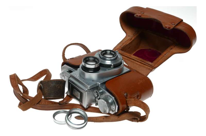Samocaflex 35 reflex vintage rare 35mm film camera close up lens case set
