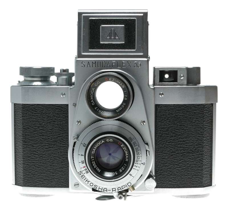 Samocaflex 35 reflex vintage rare 35mm film camera close up lens case set