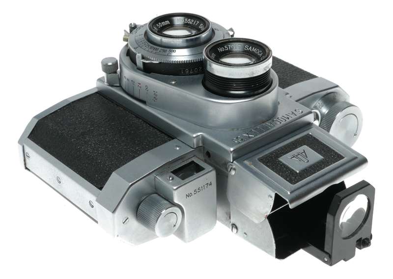 Samocaflex 35 reflex vintage rare 35mm film camera close up lens case set
