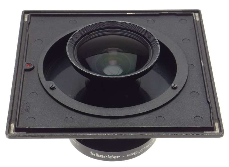 SINAR F2 black complete large format view film field camera Super-Angulon 5.6/75