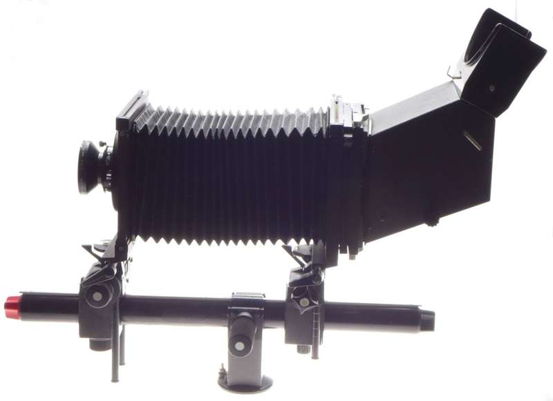 SINAR F2 black complete large format view film field camera Super-Angulon 5.6/75