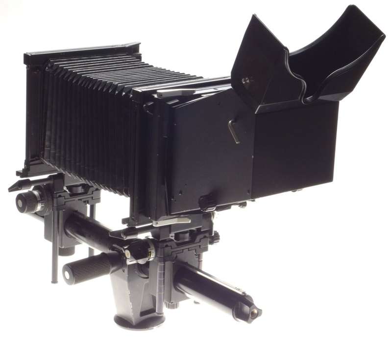 SINAR F2 black complete large format view film field camera Super-Angulon 5.6/75