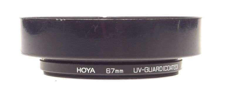 Hasselblad 50 wide Angle camera Distagon lens hood shade good condition filter