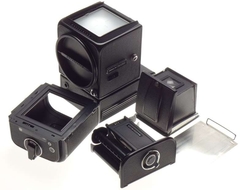 EL/M Hasselblad 500 motor WLF camera body A12 film magazine charger manual NICE