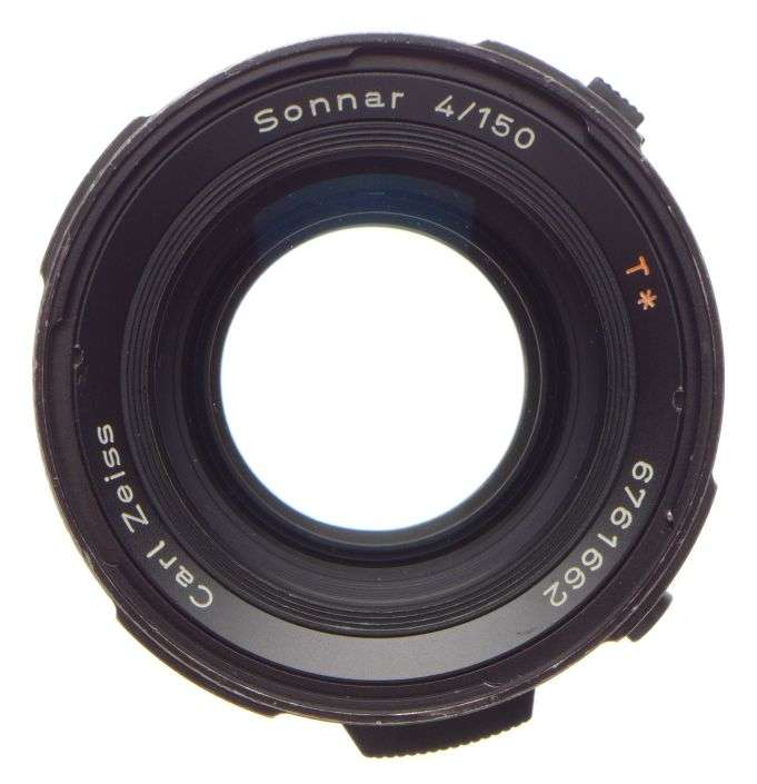 Zeiss Hasselblad Sonnar 4/150 T black medium format V series camera lens f=150mm