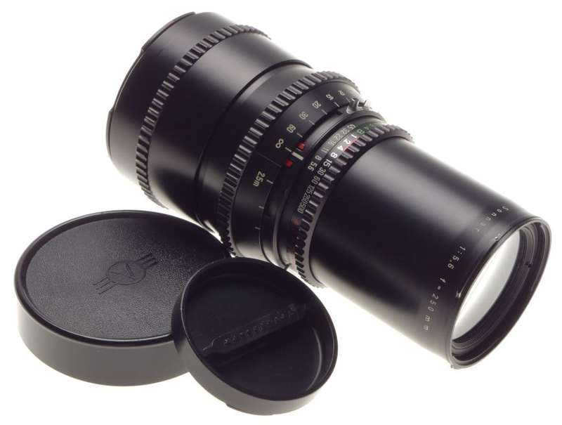 Black Chrome Mint- hasselblad 5.6 f=250mm T prime lens 5.6/250 f250 super clean