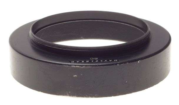 Hasselblad 50 camera lens hood shade screw in type f=50mm wide angle clean black