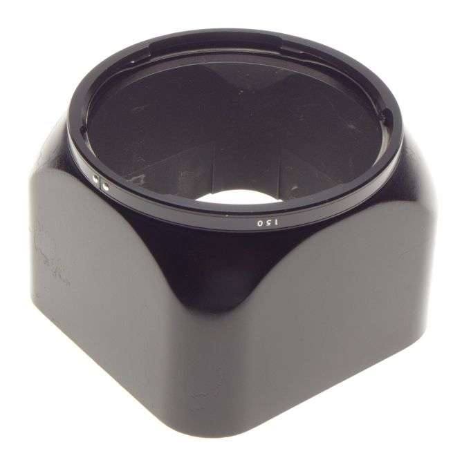 Hasselblad camera 150 lens hood shade square Bayonet mount black used clean cond