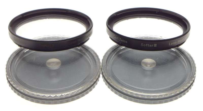 Softar II and III Zeiss Bayonet 50 Hasselblad camera lens special effect set 2x