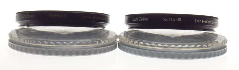 Softar II and III Zeiss Bayonet 50 Hasselblad camera lens special effect set 2x