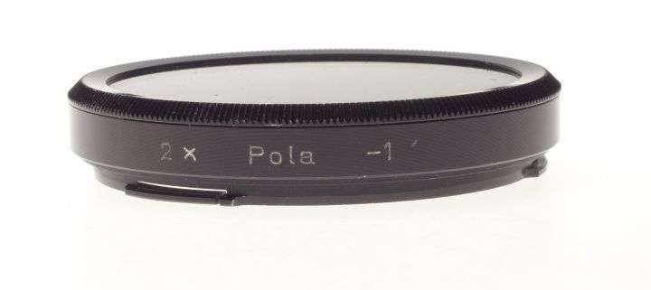 2x POLA -1 Hasselblad vintage filter camera lens black bayonet Hasselblad/50