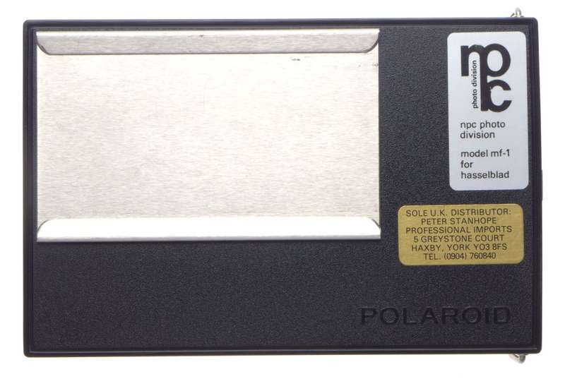 NPC polaroid film back magazine holder accessory model MF-1 mint box HASSELBLAD