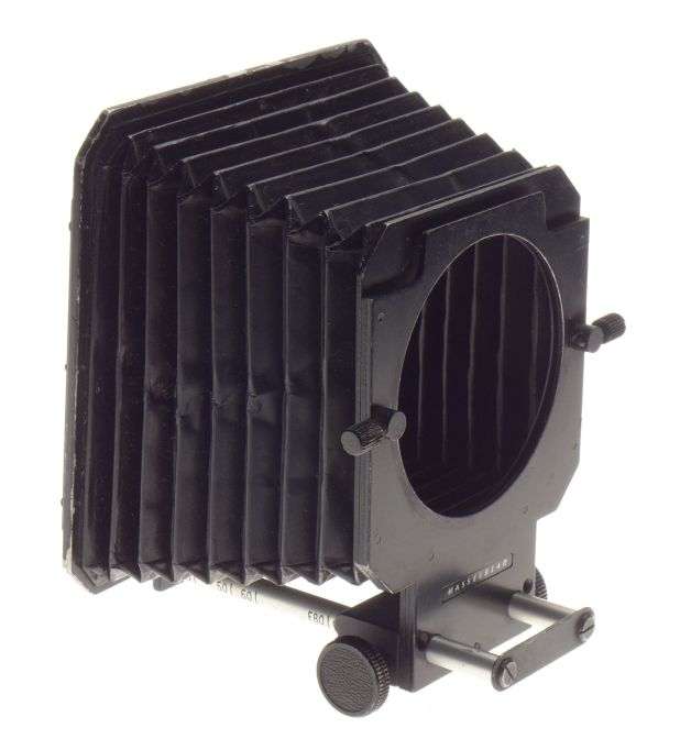 Hasselblad camera bellows compendium lens hood shade rail clean used condition