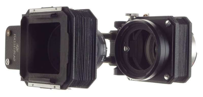 Hasselblad 500 CM camera macro close up medium format used bellows set rail kit