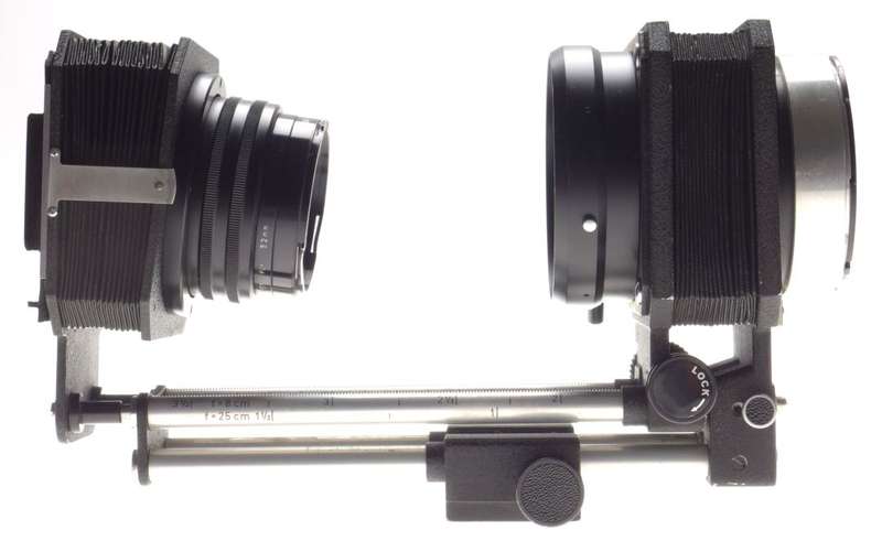 Hasselblad 500 CM camera macro close up medium format used bellows set rail kit