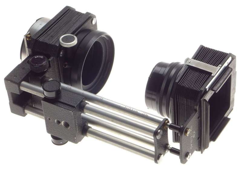 Hasselblad 500 CM camera macro close up medium format used bellows set rail kit