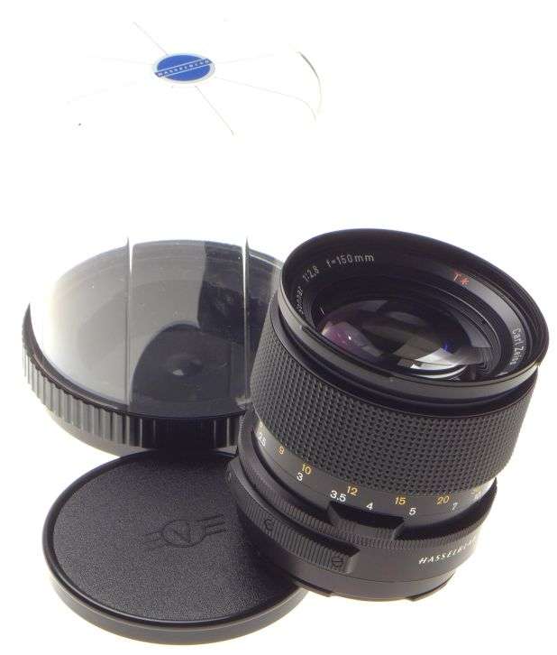 Hasselblad Sonnar 2.8 f=150mm Black Zeiss lens for 2000 FC Series MINT caps box