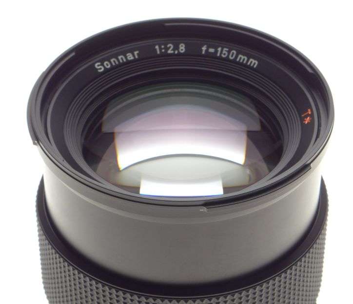 Hasselblad Sonnar 2.8 f=150mm Black Zeiss lens for 2000 FC Series MINT caps box