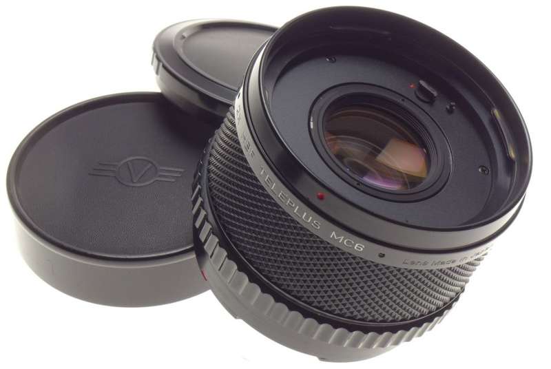 Hasselblad 2x HBF Teleplus MC6 doubler converter lens teleconverter with caps