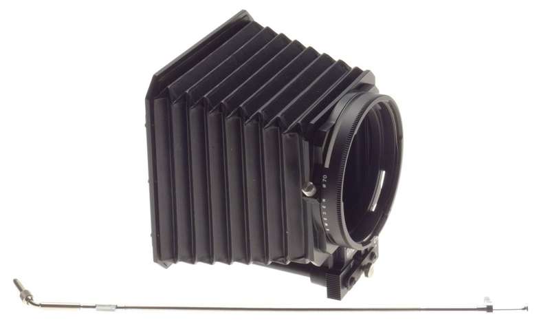 Hasselblad professional lens hood shade bellows 70 compendium release cable