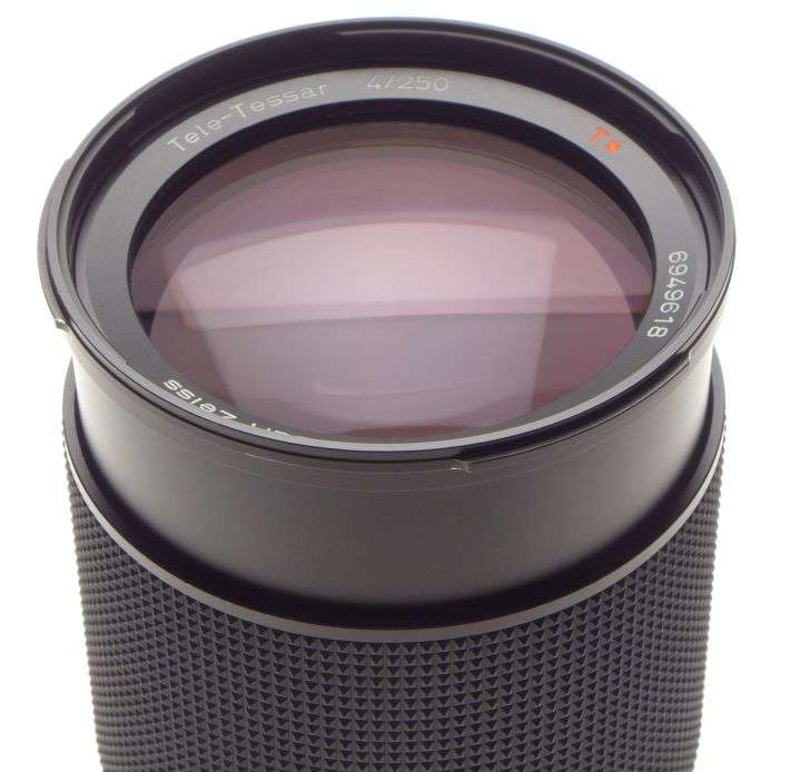 Boxed Hasselblad 2000 FC lens Tele-Tessar 1:4/250mm f=250mm t* Zeiss caps MINT-