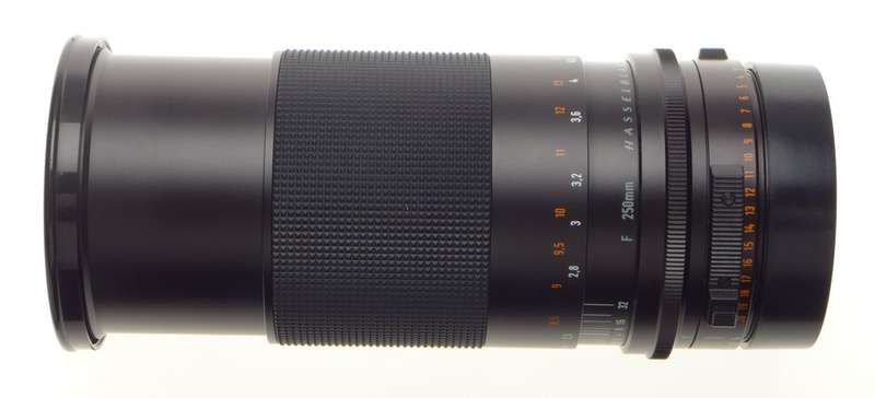 Boxed Hasselblad 2000 FC lens Tele-Tessar 1:4/250mm f=250mm t* Zeiss caps MINT-