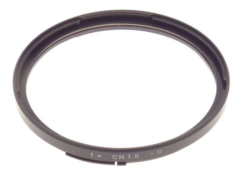 HASSELBLAD 70 filter 1x CR 1,5 -0 large round bayonet camera lens filter cased