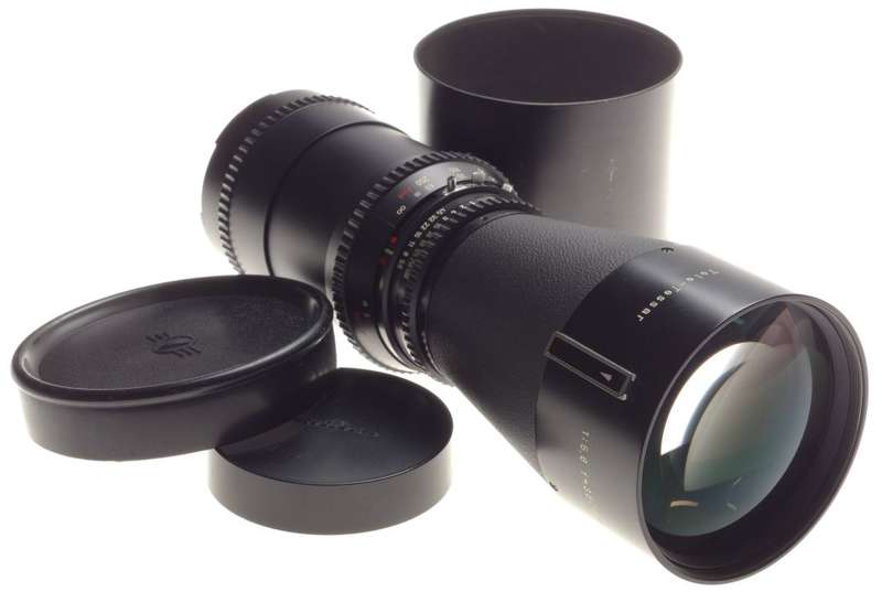 Excellent Zeiss Tele-Tessar 5.6/350 t* Hasselblad camera lens hood caps EXCELL