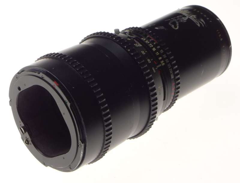 Black chrome Sonnar 1:5.6 f=250mm used HASSELBLAD tele lens V series 1:5.6/250mm