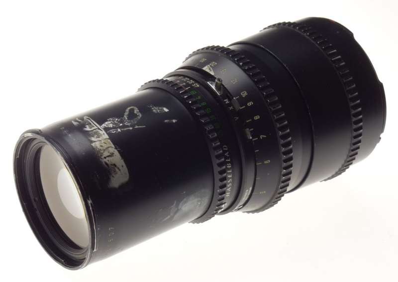 Black chrome Sonnar 1:5.6 f=250mm used HASSELBLAD tele lens V series 1:5.6/250mm