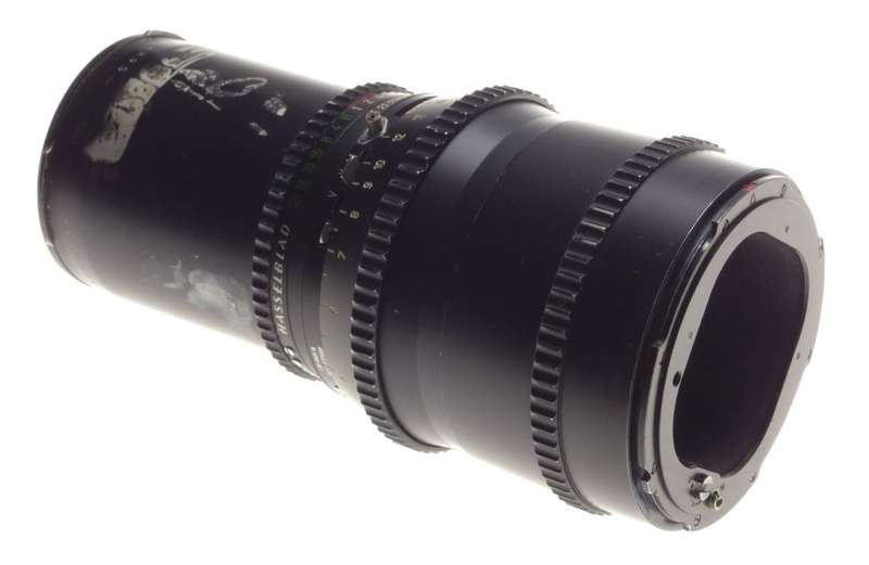 Black chrome Sonnar 1:5.6 f=250mm used HASSELBLAD tele lens V series 1:5.6/250mm