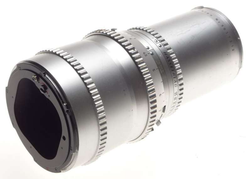 Hasselblad Sonnar 5.6 f=250mm tele lens Zeiss chrome 500C/M 5.6/250 leather case