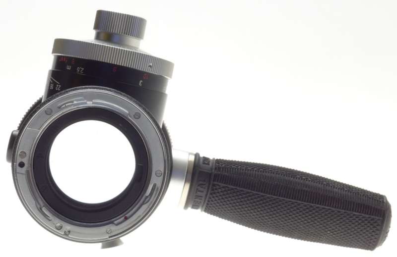 ZEISS CONTAREX 35mm VINTAGE FILM CAMERA LENS SONNAR 1:4 f=250mm CASE GRIP 4/250