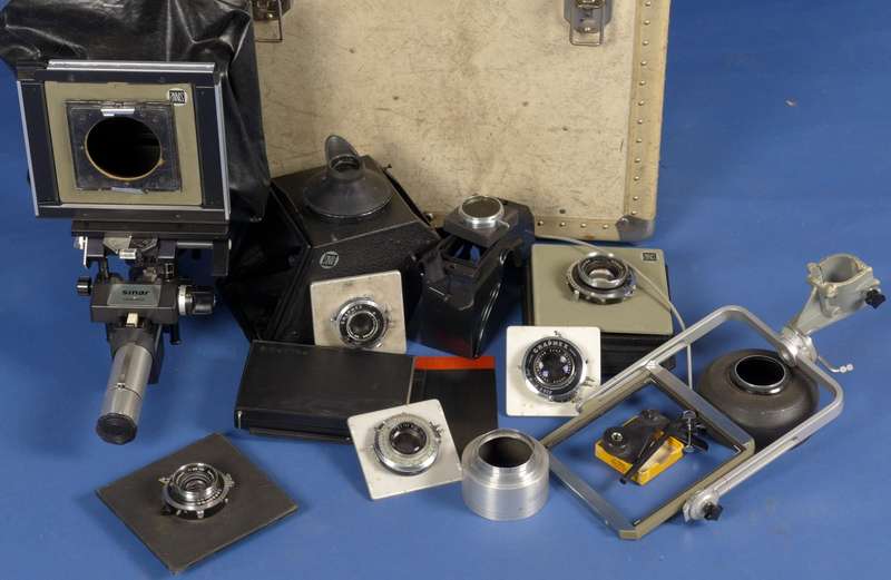 SINAR4x5 camera system 5 Graflex Optar Ektar Graphex symmar lenses rare kit case