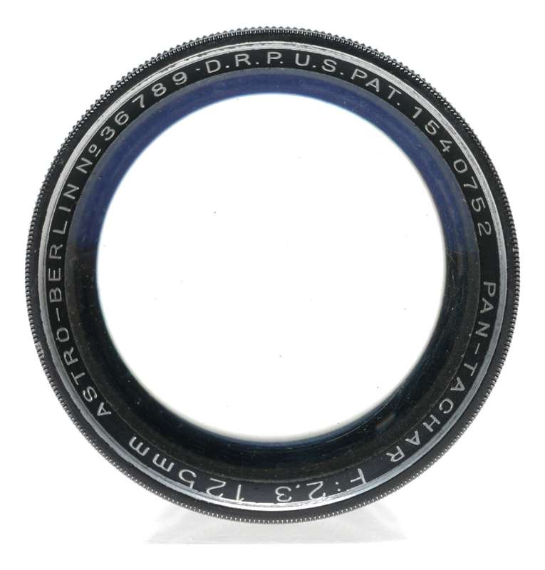 Pan Tachar F:2.3 125mm Astro-Berlin 2.3/125 mm camera lens vintage