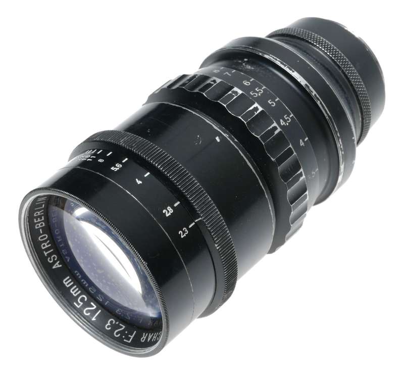 Pan Tachar F:2.3 125mm Astro-Berlin 2.3/125 mm camera lens vintage