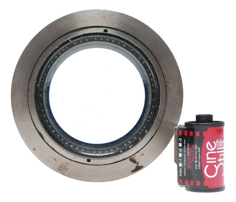 Pan Tachar F:2.3 150mm Astro-Berlin 2.3/150 mm camera lens vintage big heavy