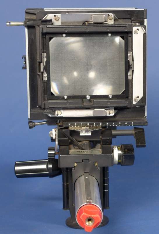 4x5 large format field film camera SINAR F black body Sironar-N 1:5.6/210mm lens