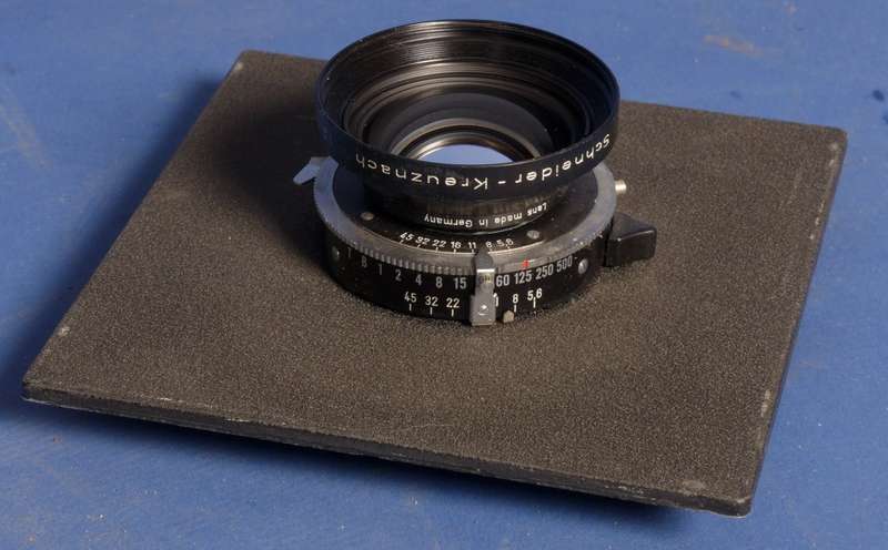 SYMMAR-S 1:5.6/150mm lens 4x5 large format field film camera SINAR F black body