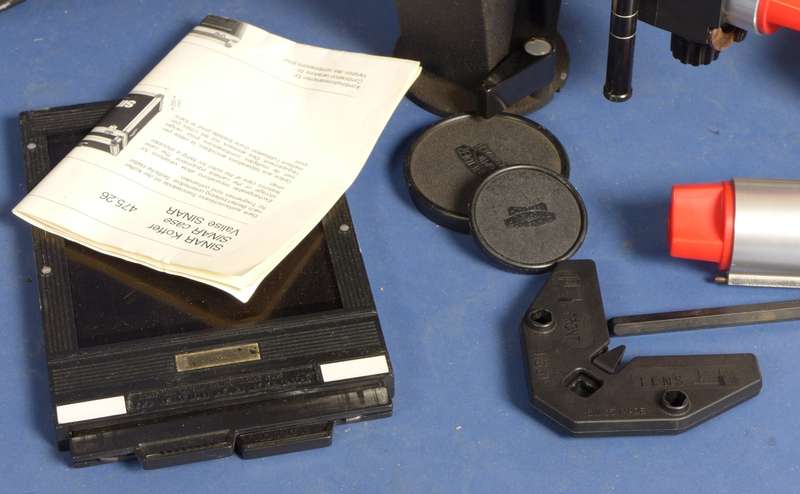 SYMMAR-S 1:5.6/150mm lens 4x5 large format field film camera SINAR F black body