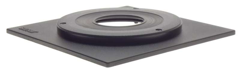 SINAR 4x5 SWISS CAMERA LENS BOARD MINT BLACK PERFECT WORKING ORDER FITS P2 P