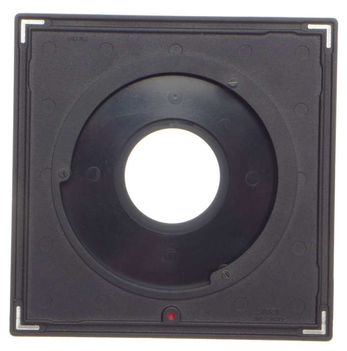 SINAR 4x5 SWISS CAMERA LENS BOARD MINT BLACK PERFECT WORKING ORDER FITS P2 P