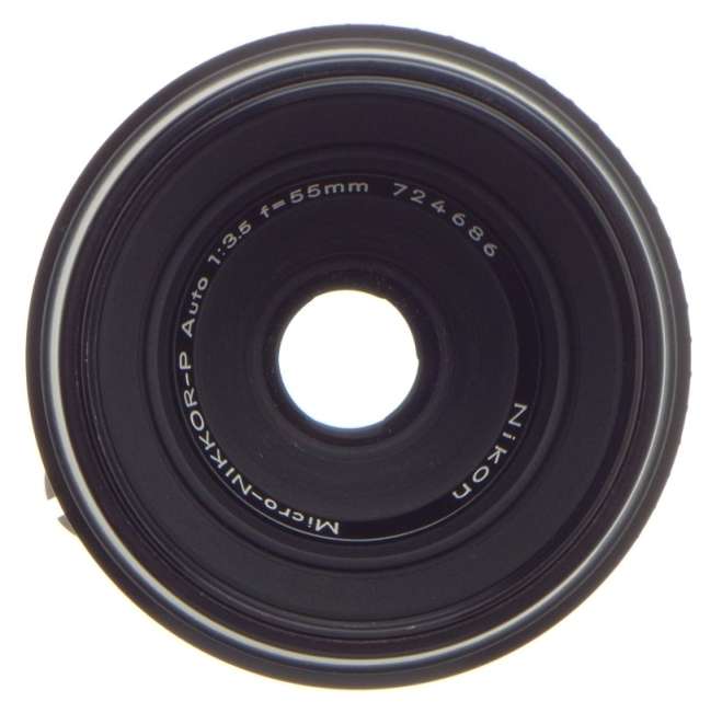 NIKON MICRO-NIKKOR-P AUTO 1:3.5 f=55mm SLR CAMERA LENS ADAPTER M2 FILTER 3.5/55