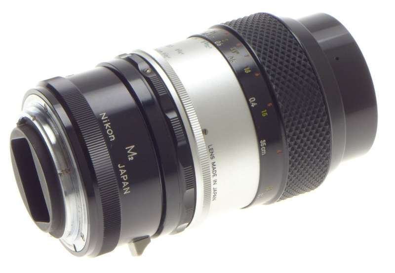NIKON MICRO-NIKKOR-P AUTO 1:3.5 f=55mm SLR CAMERA LENS ADAPTER M2 FILTER 3.5/55