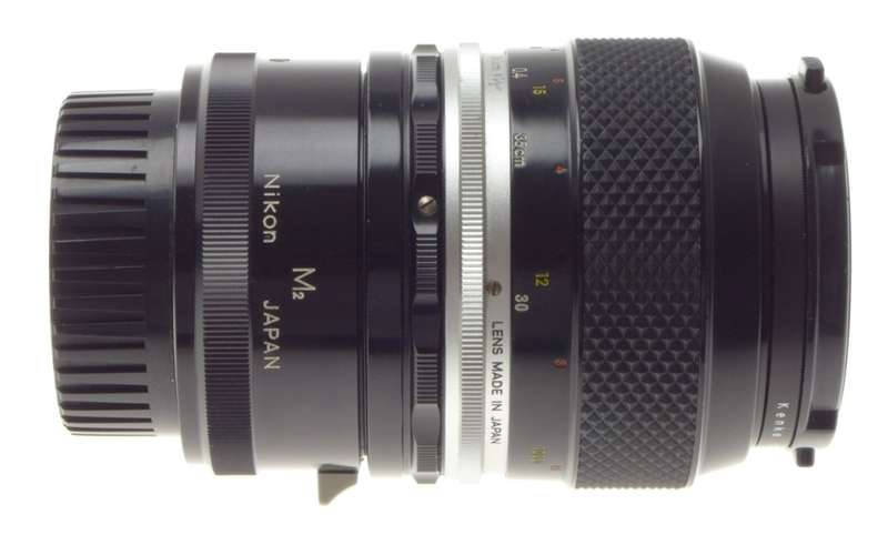 NIKON MICRO-NIKKOR-P AUTO 1:3.5 f=55mm SLR CAMERA LENS ADAPTER M2 FILTER 3.5/55