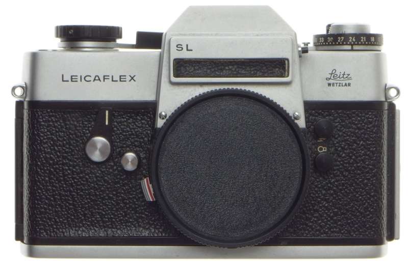 BEAUTIFUL LEICAFLEX CHROME SL 35mm VINTAGE CAMERA INSTRUCTION MANUAL CASE BOXED